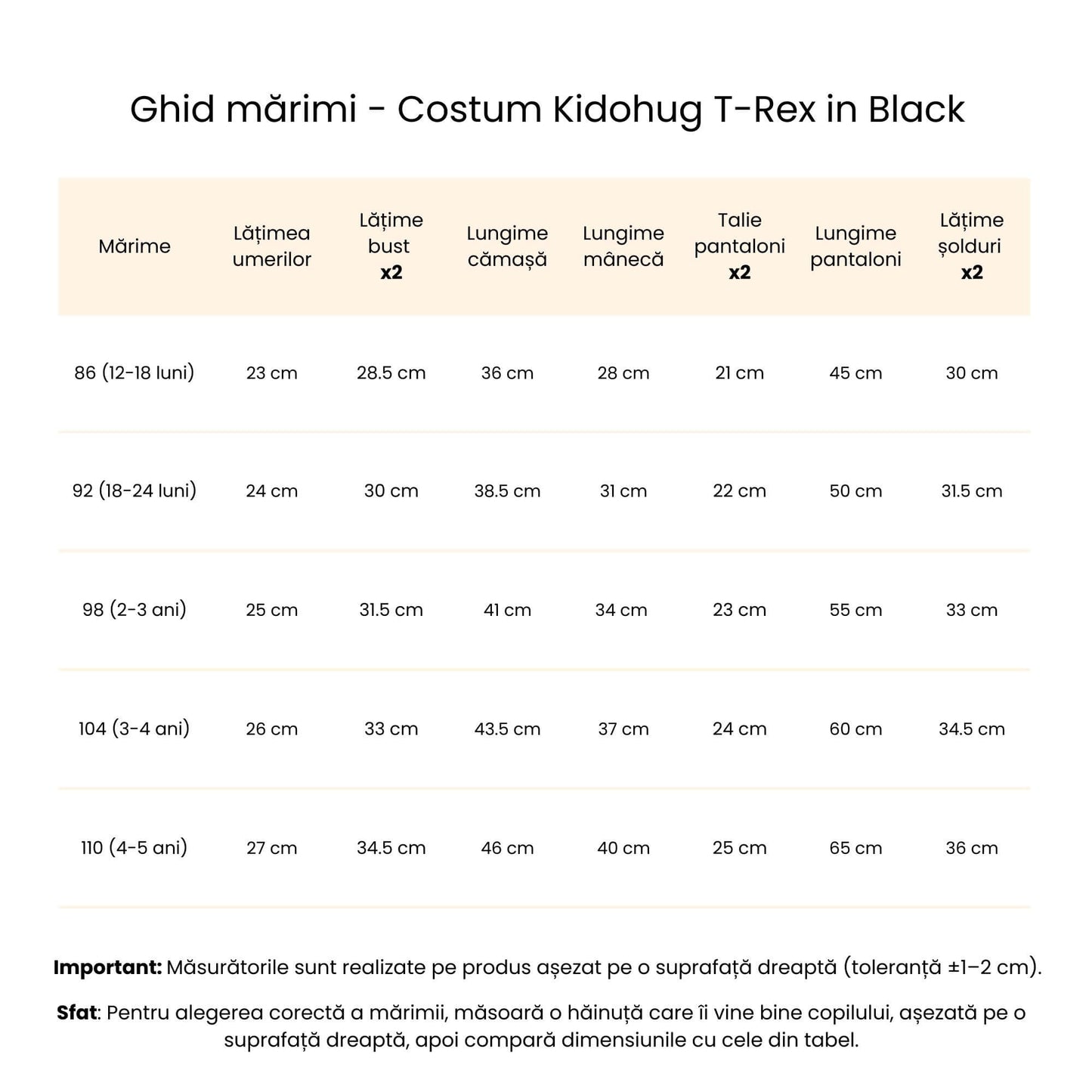 Costum elegant T-Rex in Black