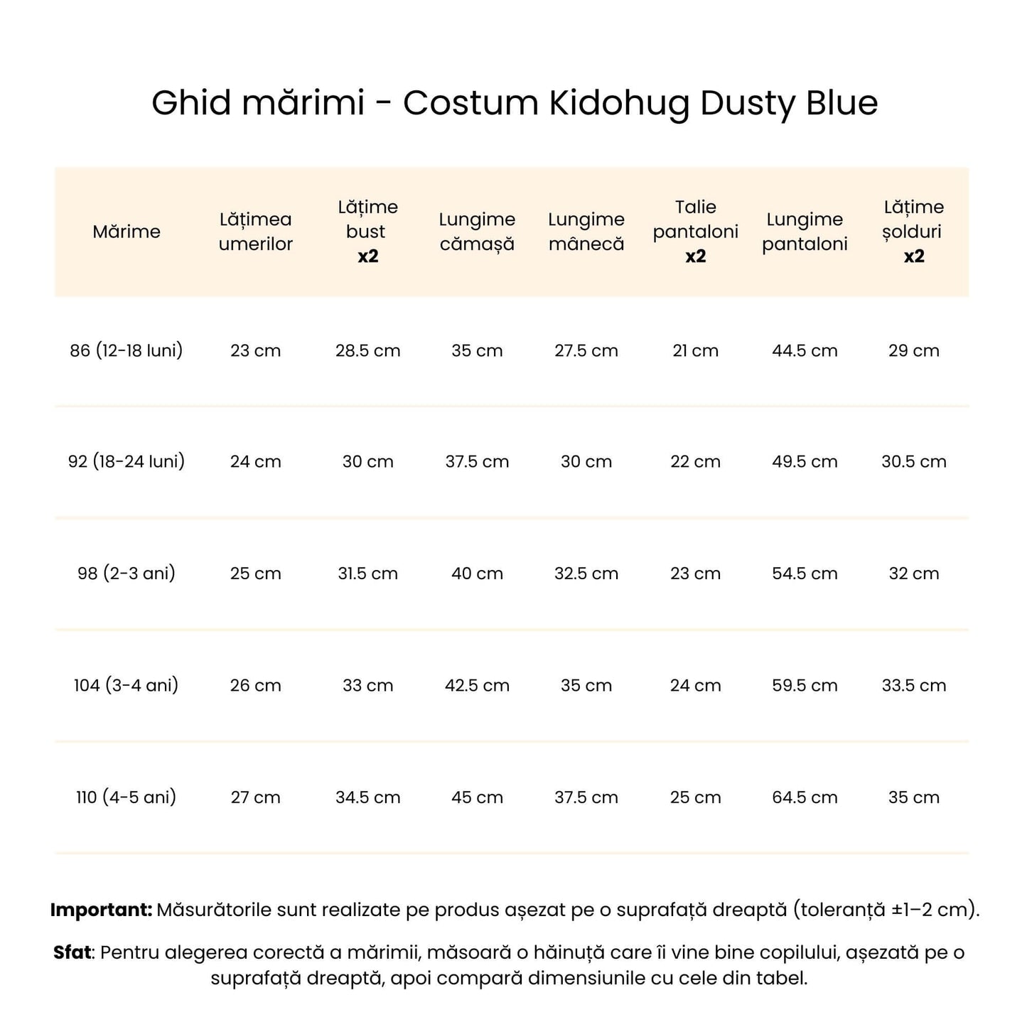 Costum elegant Dusty Blue Charm