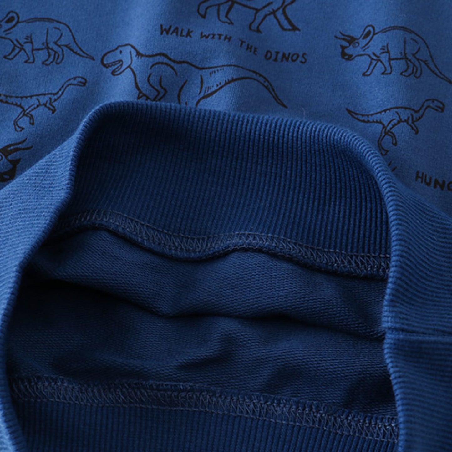 Compleu din bumbac Navy Dino Vibe