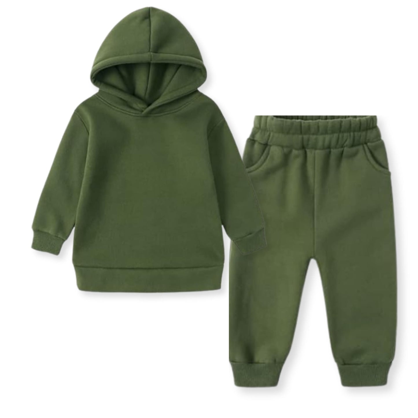 Compleu gros băieți verde închis – confort premium | Forest Cozy Charm