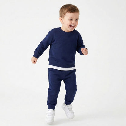 Compleu din bumbac Navy Classic Outfit