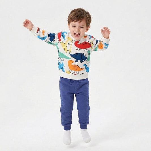 Compleu din bumbac Colorful Dino Joy