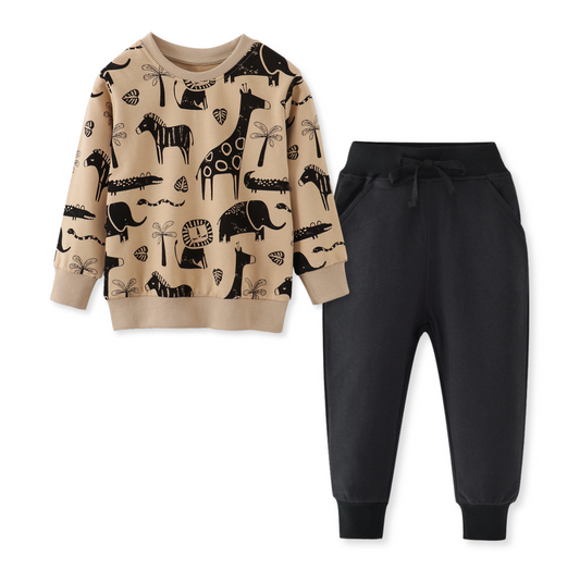 Compleu Beige Wild Charm