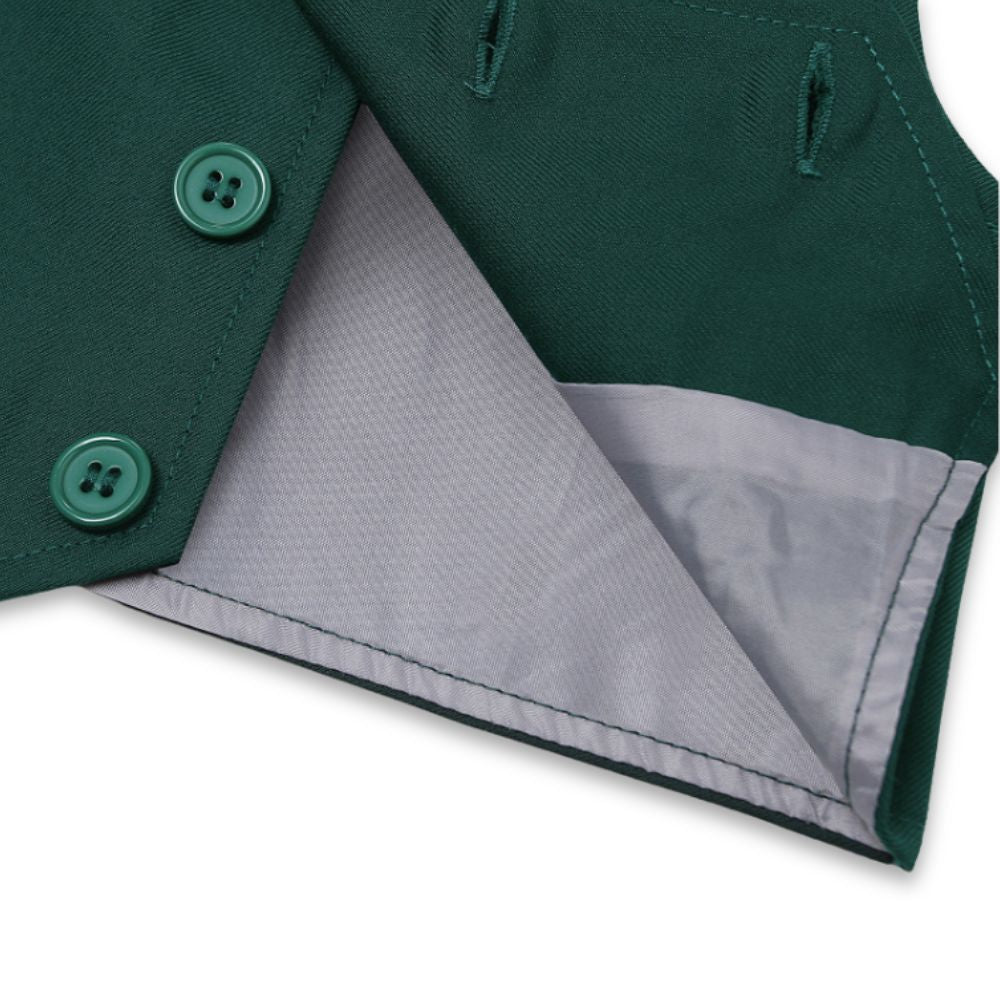 Costum botez baiat verde kidohug