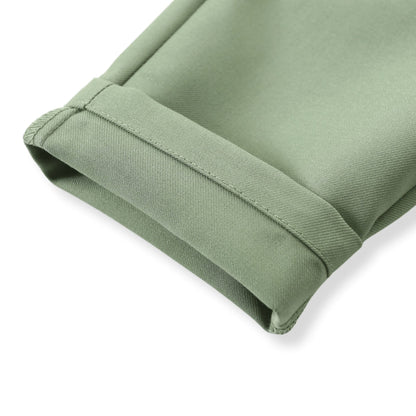 Costum elegant băieți verde măsliniu – stil modern minimalist | Olive Chic