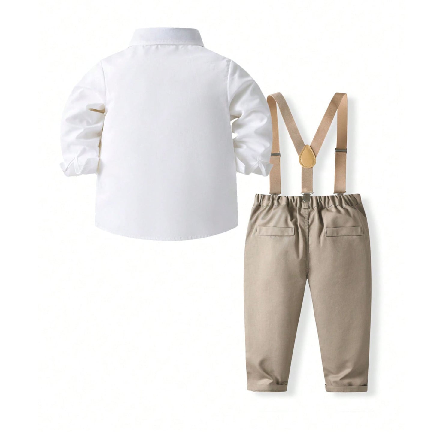 Costum elegant băieți bej – stil clasic pentru botez | Sand Classic
