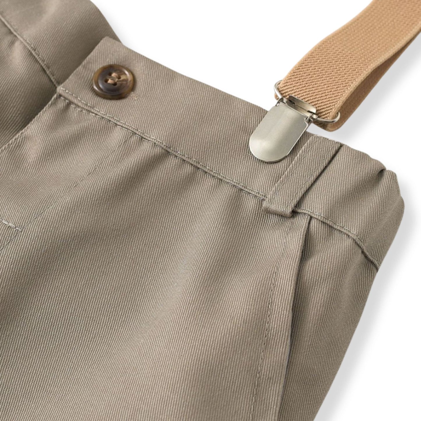 Costum elegant băieți bej – stil clasic pentru botez | Sand Classic
