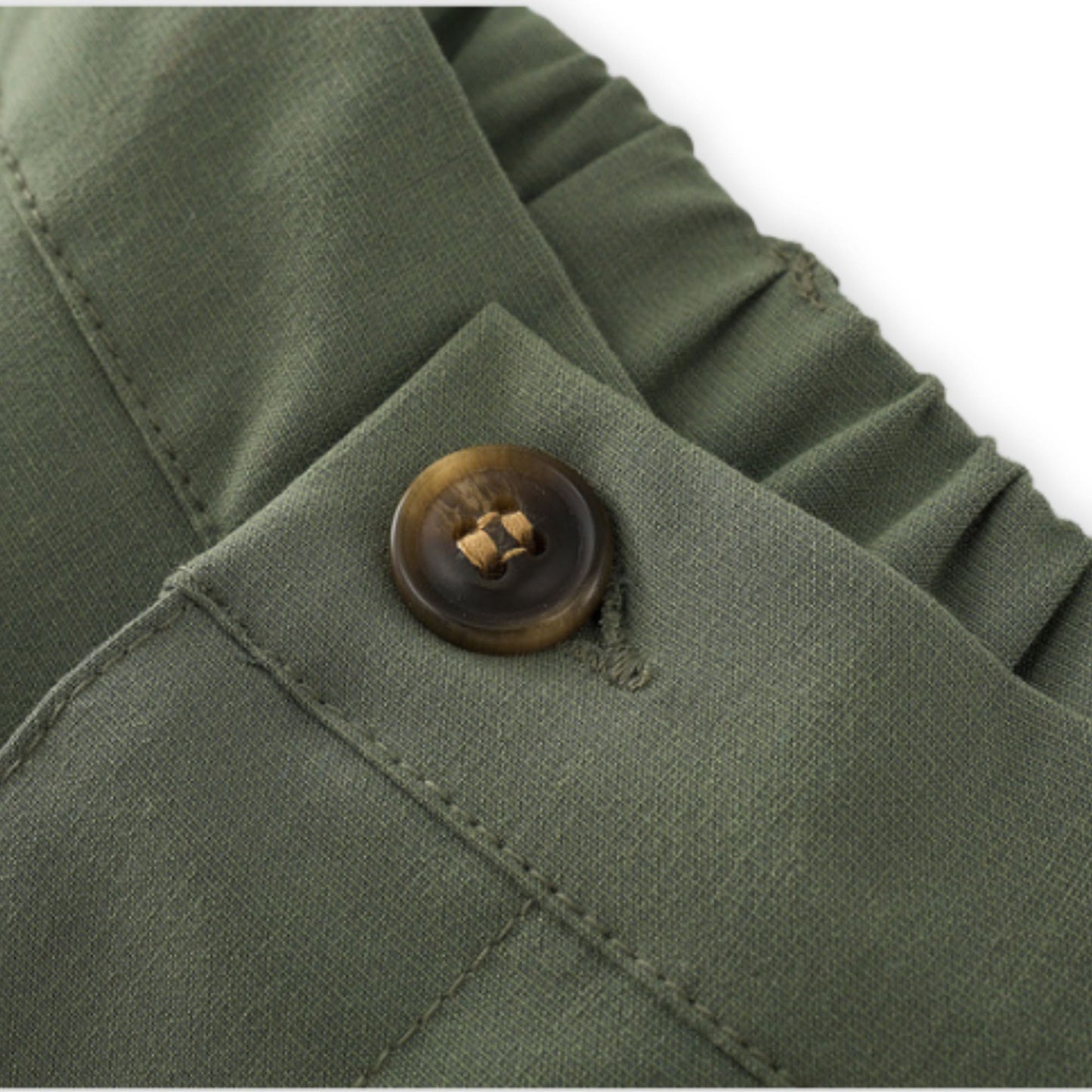 Costum elegant băieți 4 piese verde olive – look natural premium | Olive Charm