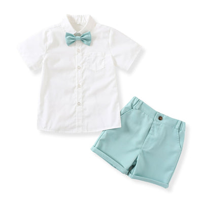 Costum elegant băieți pentru vară – set elegant pentru evenimente | Pastel Summer