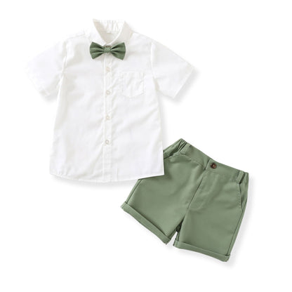 Costum elegant băieți pentru vară – set elegant lejer | Sunny Olive