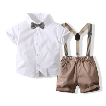 Costum elegant băieți de vară – stil casual elegant | Caramel Breeze