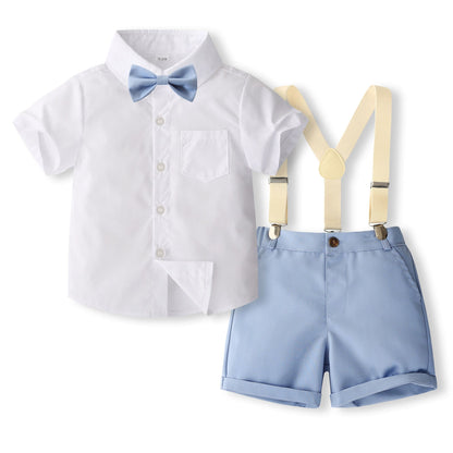 Costum elegant băieți de vară bleu – stil fresh pentru evenimente | Sky Breeze
