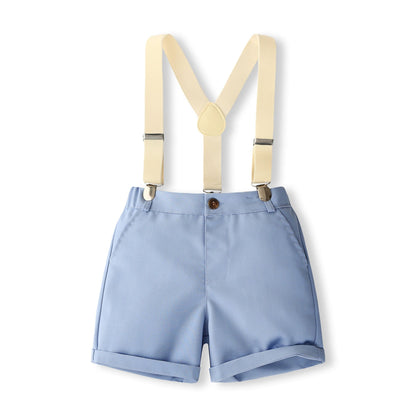 Costum elegant băieți de vară bleu – stil fresh pentru evenimente | Sky Breeze