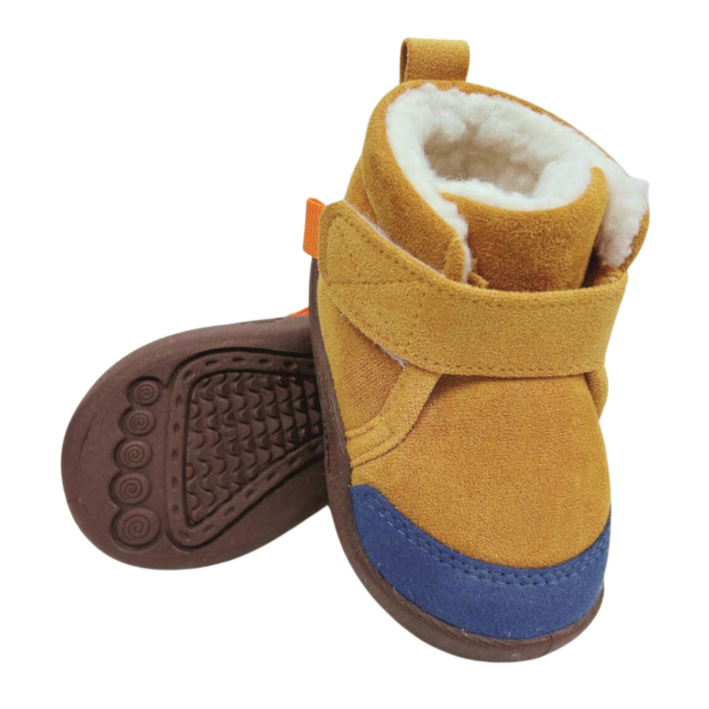 Ghetuțe de iarnă cu talpă flexibilă, Arctic Hug, Galben
