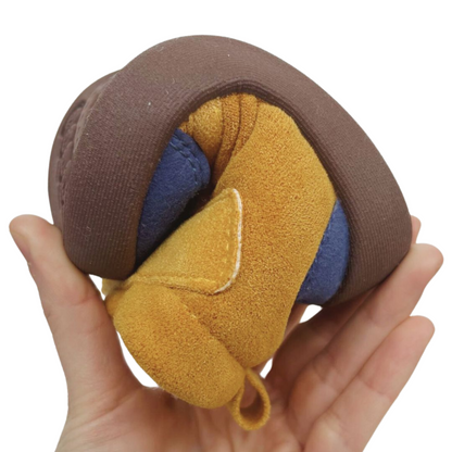 Ghetuțe de iarnă cu talpă flexibilă, Arctic Hug, Galben