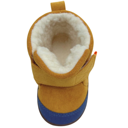 Ghetuțe de iarnă cu talpă flexibilă, Arctic Hug, Galben