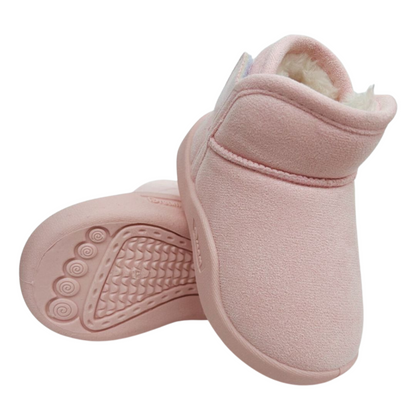 Ghetuțe de iarnă cu talpă flexibilă, Arctic Dream, Roz