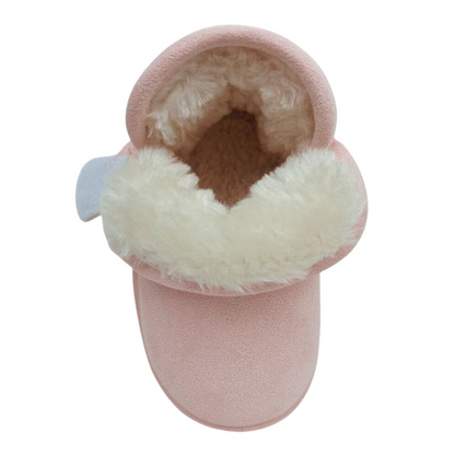 Ghetuțe de iarnă cu talpă flexibilă, Arctic Dream, Roz