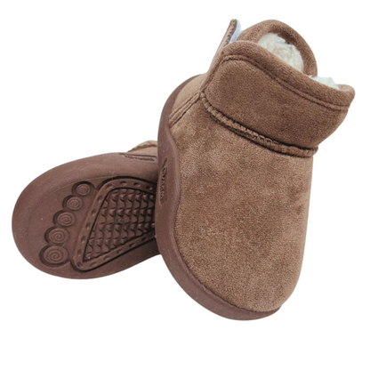 Ghetuțe de iarnă cu talpă flexibilă, Arctic Dream, Maro