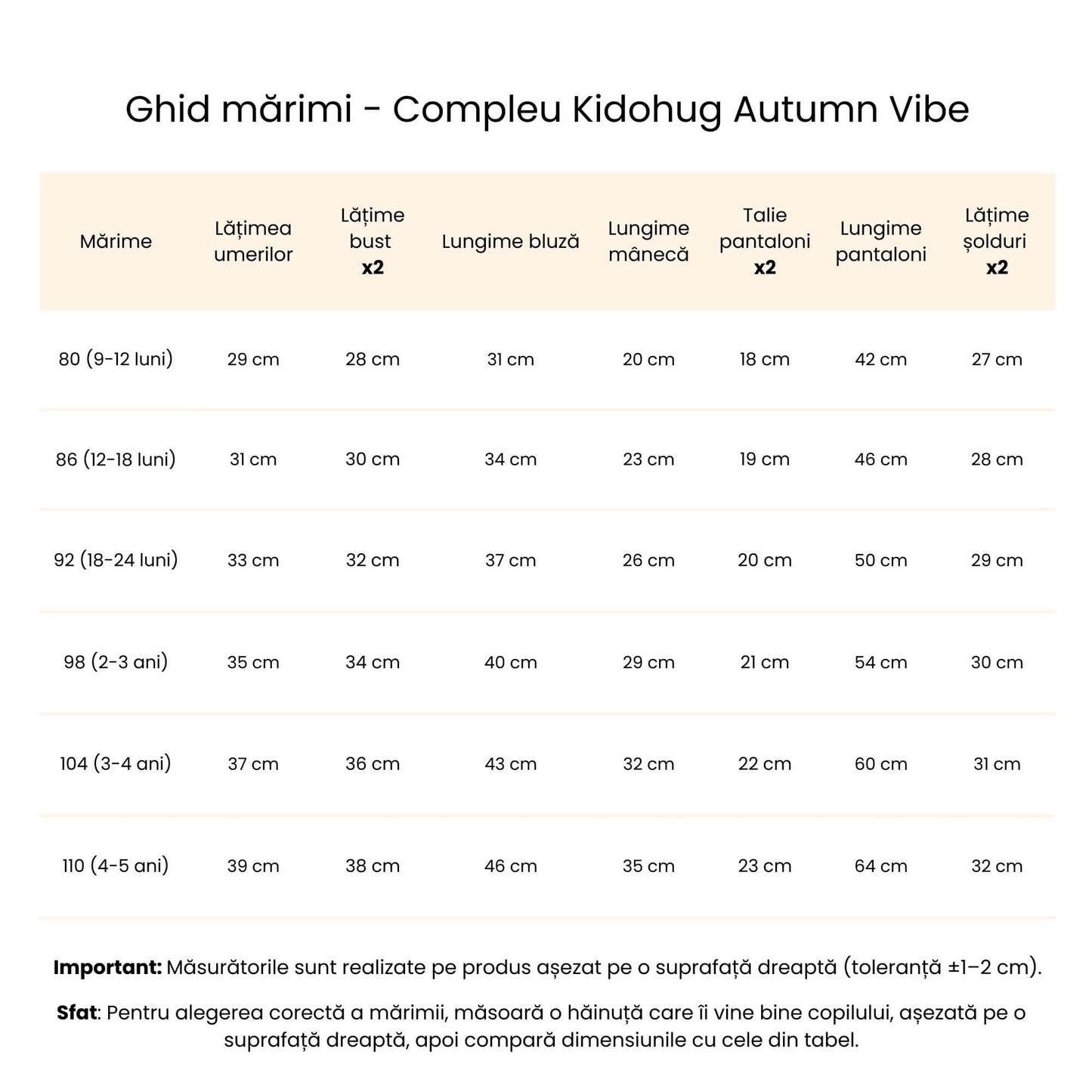 Compleu din bumbac Autumn Vibe