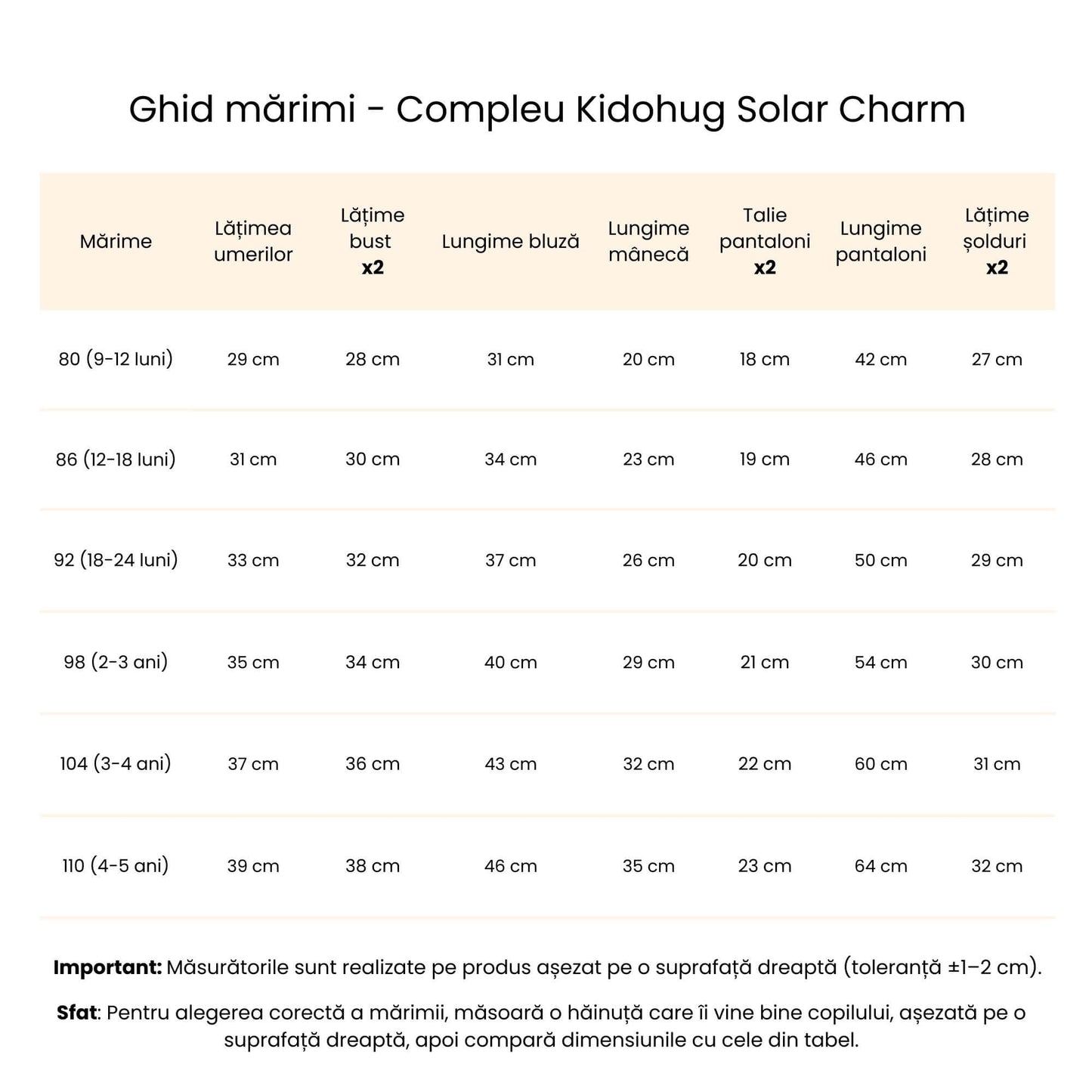 Compleu din bumbac Solar Charm