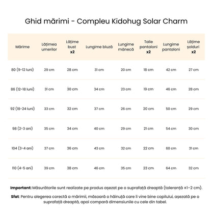 Compleu din bumbac Solar Charm