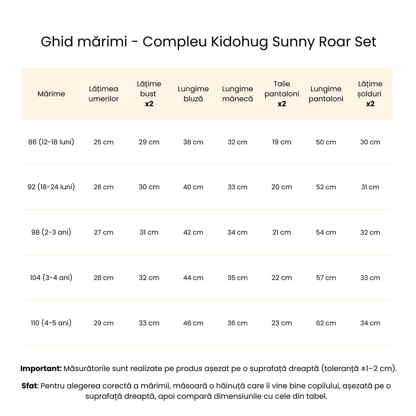 Compleu din bumbac Sunny Roar Set