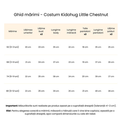 Costum elegant Little Chestnut