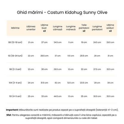 Costum elegant băieți pentru vară – set elegant lejer | Sunny Olive
