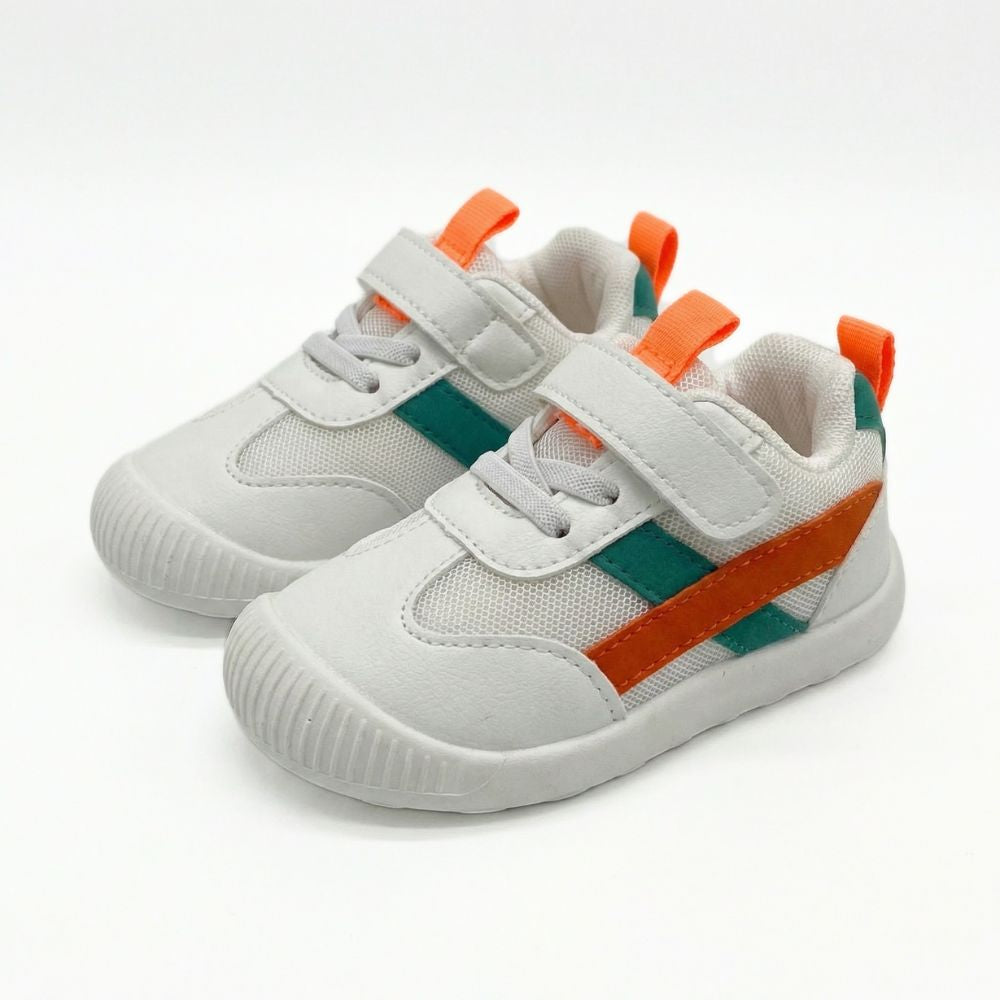 Pantofi sport cu talpa flexibila Urban Sprint, Verde-Portocaliu