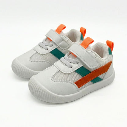 Pantofi sport cu talpa flexibila Urban Sprint, Verde-Portocaliu