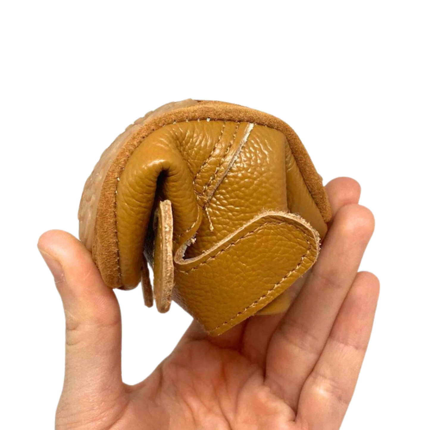 Papuci de interior din piele naturala ”Little Mouse”