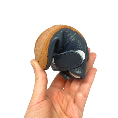 Papuci de interior din piele naturala ”Dino Steps”