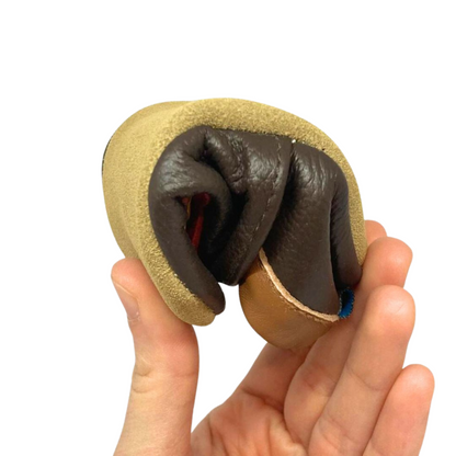 Papuci de interior din piele naturala ”Little Driver”