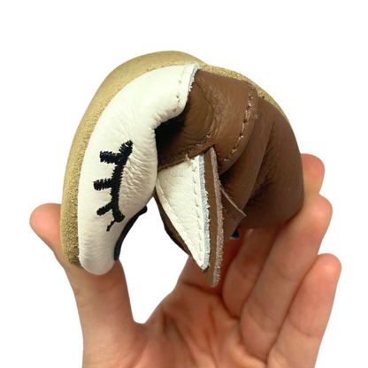 Papuci de interior din piele naturala ”Foxy Steps”