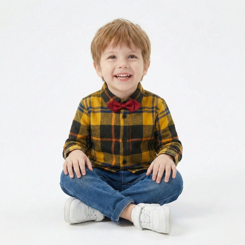 Set cămașă și blugi Little Explorer