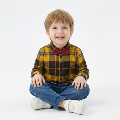 Set cămașă și blugi Little Explorer