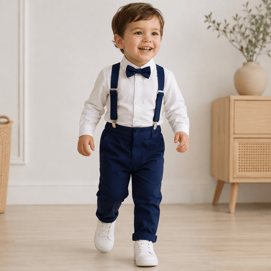 Costum elegant băieți bleumarin – clasic pentru evenimente | Classic Navy