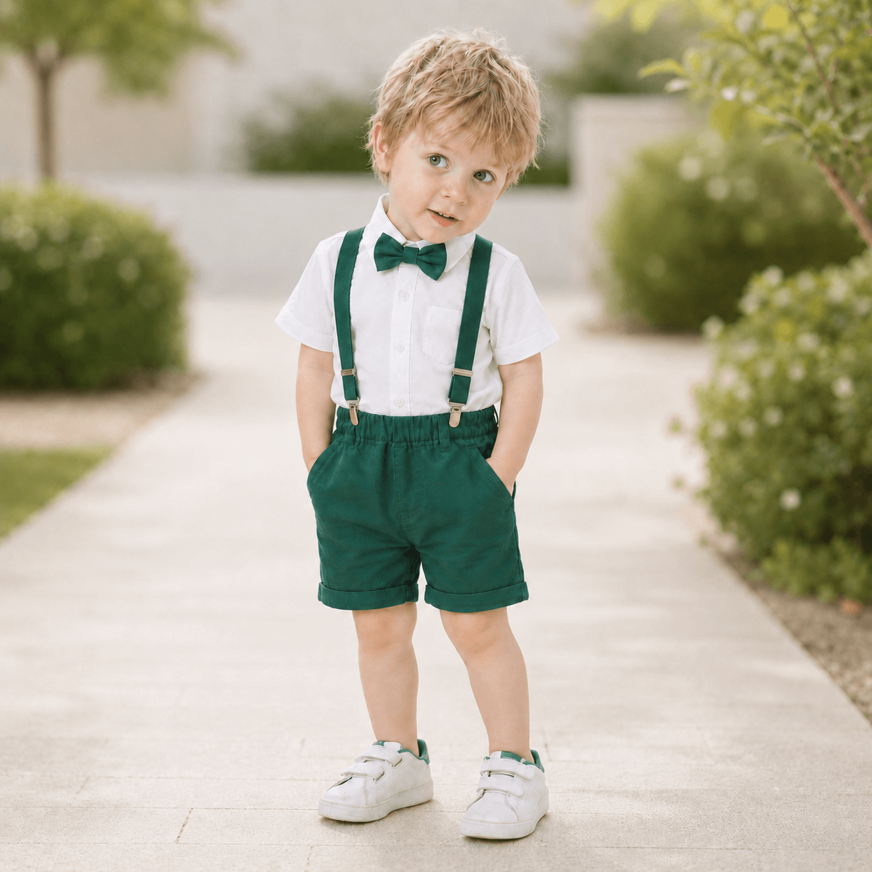 Costum elegant băieți pentru vară – stil natural elegant | Forest Breeze
