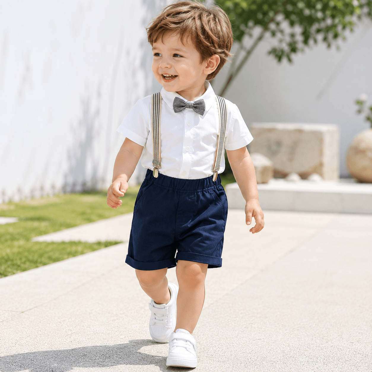 Costum elegant băieți pentru vară, bleumarin – stil marin elegant | Sailor Chic