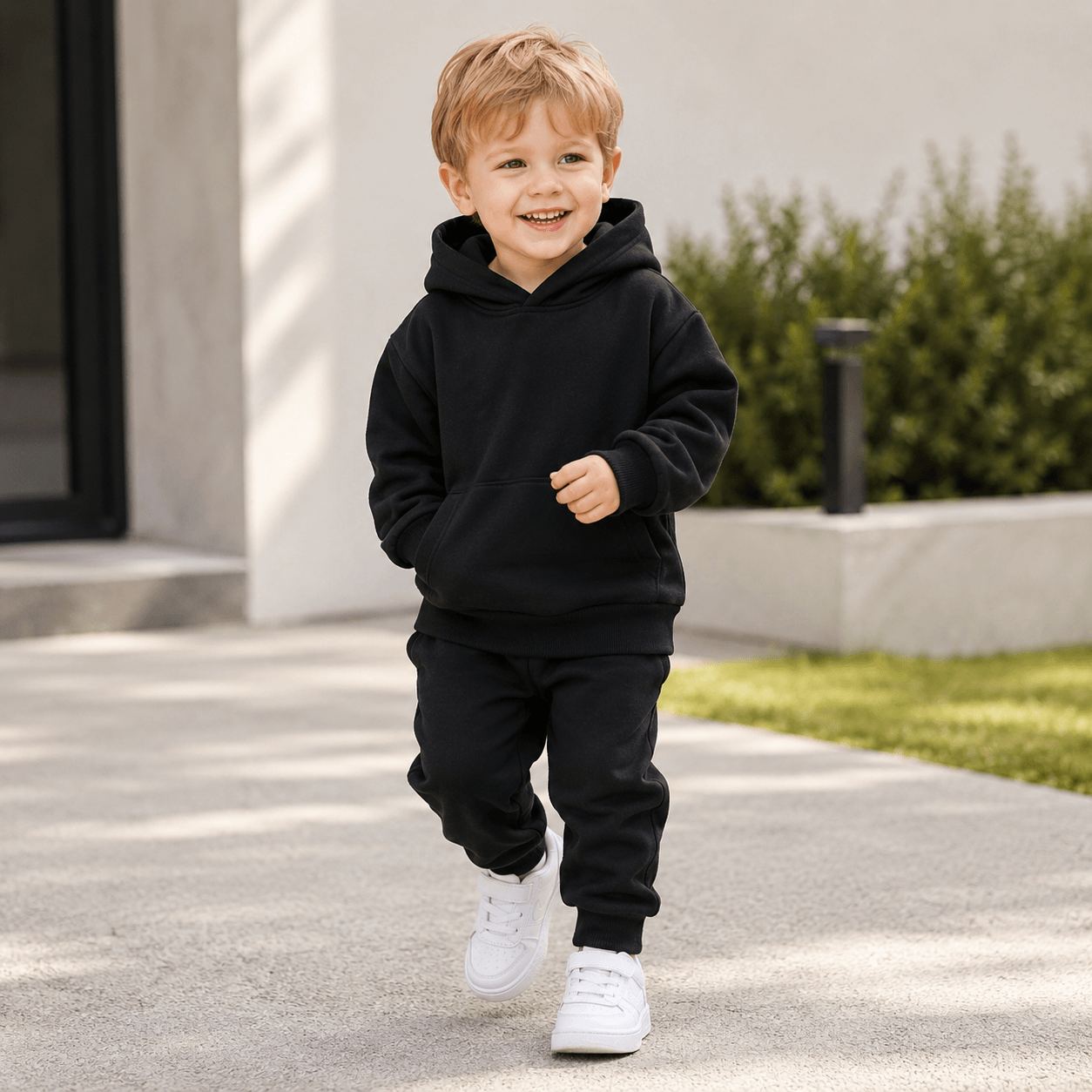 Compleu gros băieți negru – stil modern casual | Midnight Cozy Style